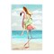 Stupell Industries Beach Woman Riding Flamingo Wall Plaque Art